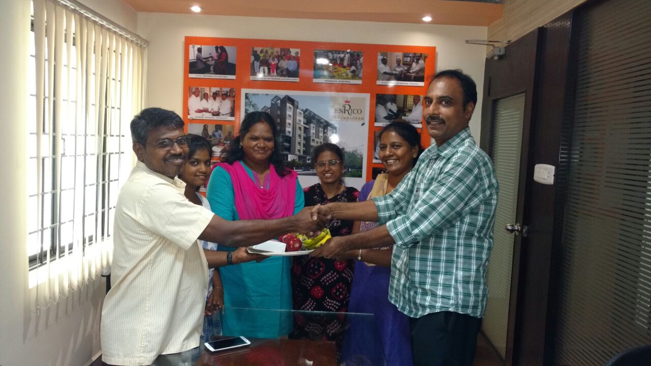 Mr.Babu Durai, Contract Work at medavakkam-2016